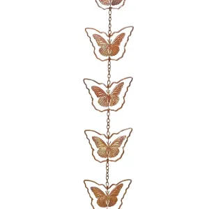 Mystic Butterfly Rain Chain - 96" Long