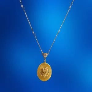 Oval Locket with Great Seal Necklace