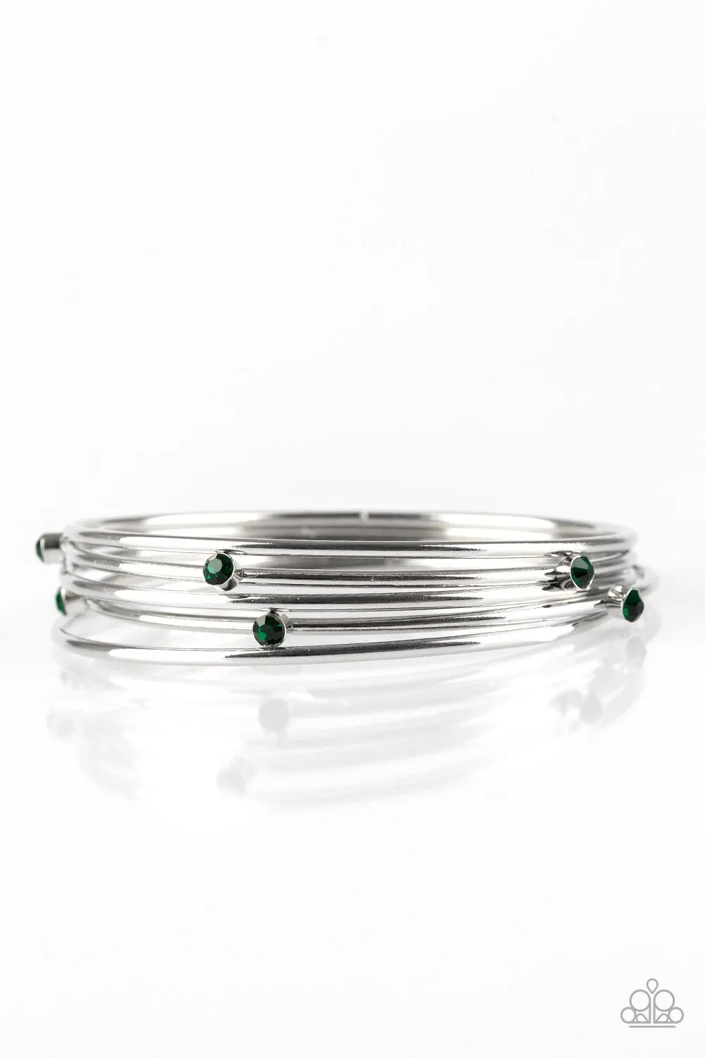 Paparazzi Bracelet ~ Delicate Decadence - Green