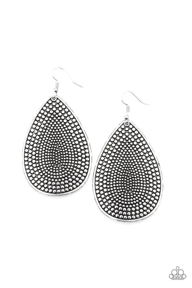 Paparazzi Earring ~ Artisan Adornment - Silver