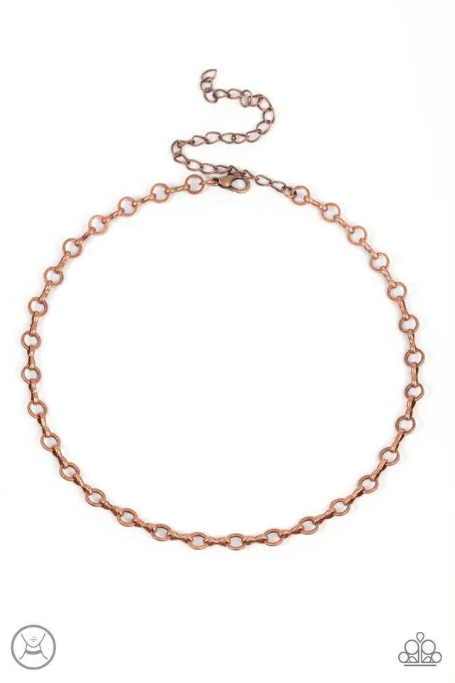 Paparazzi Necklace ~ Keepin it Chic - Copper