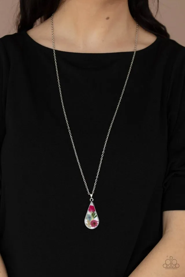 Paparazzi Necklace ~ Pop Goes the Perennial - Pink