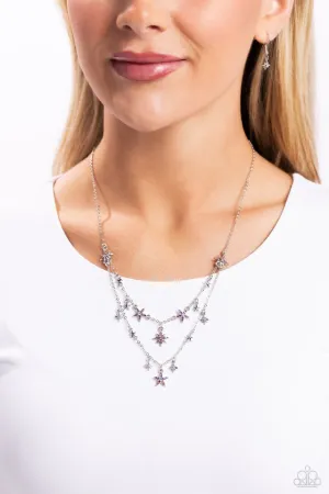 Paparazzi Necklace ~ Raising the STAR - Purple