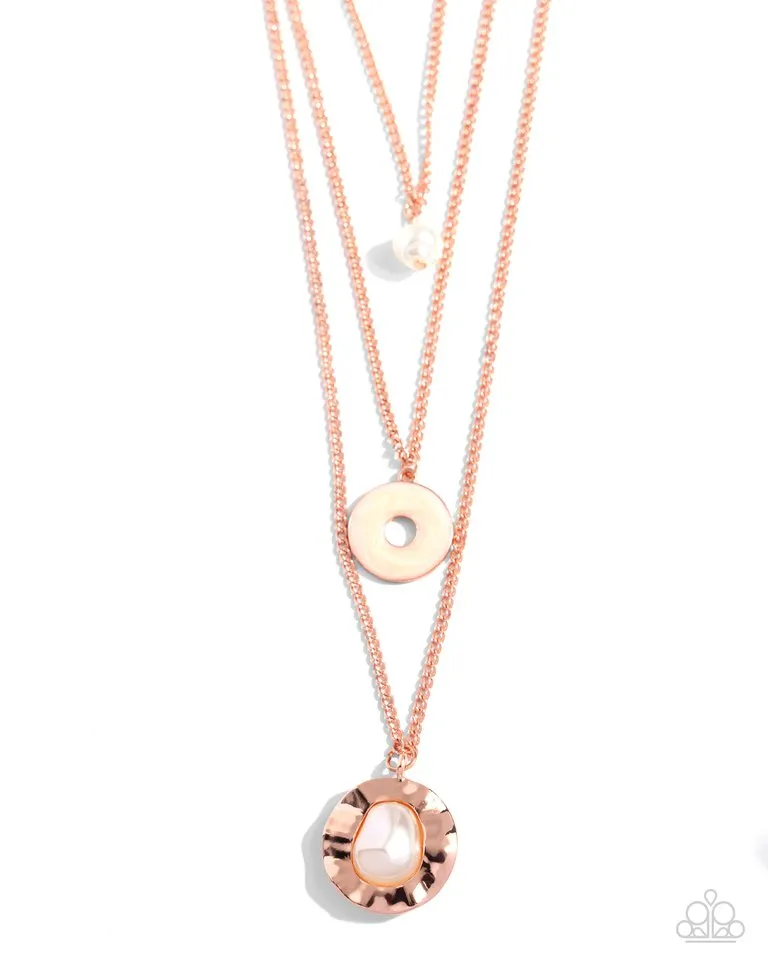 Paparazzi Necklace ~ Refined Reaction - Copper