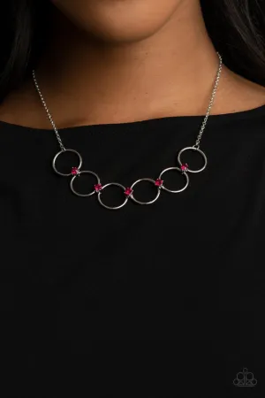 Paparazzi Necklace ~ Regal Society - Pink