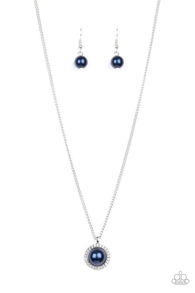 Paparazzi Necklace ~ Wall Street Wonder - Blue