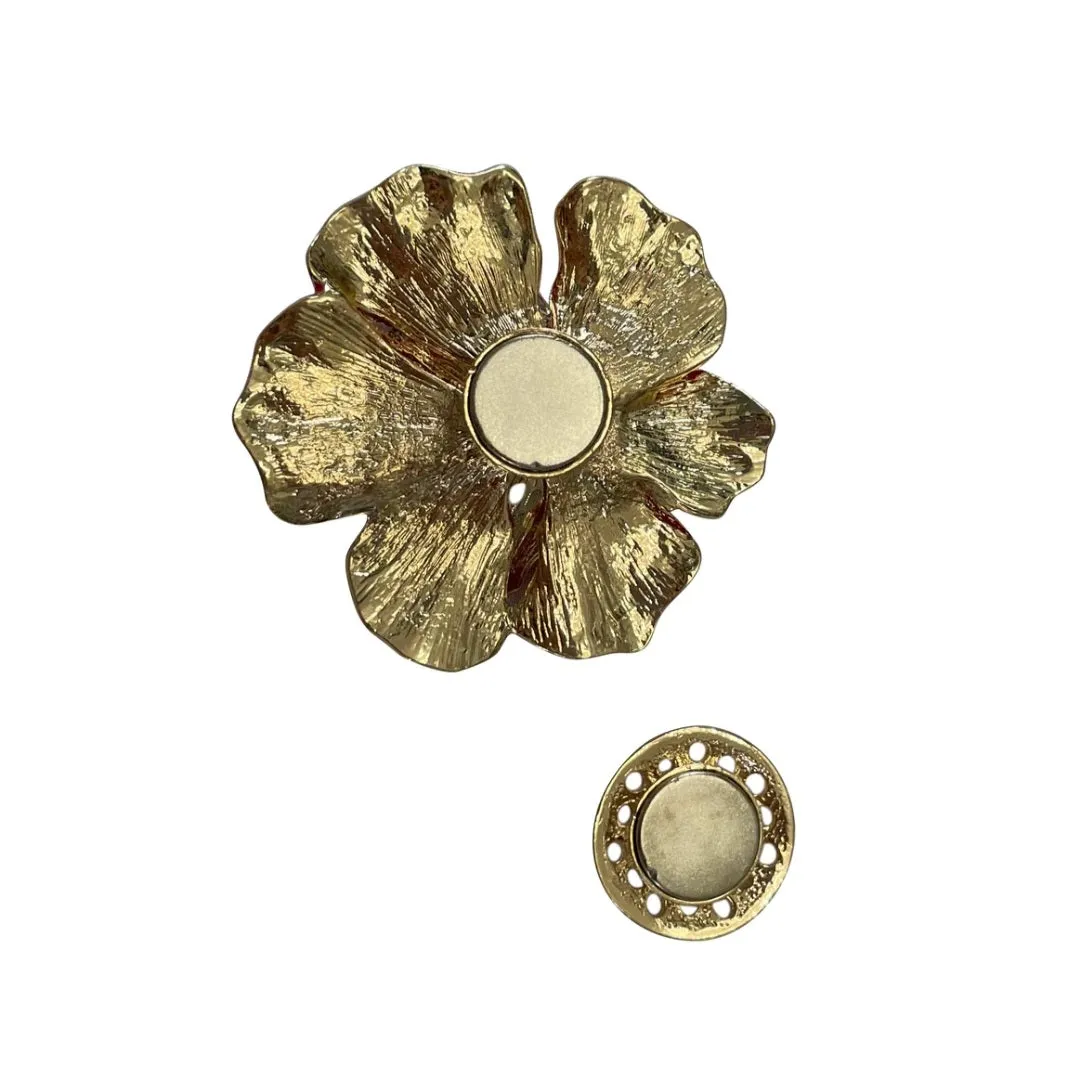 Poppy Magnetic Clasp Brooch