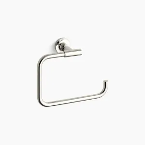 Purist 8.88" Towel Ring in Vibrant Polished Nickel