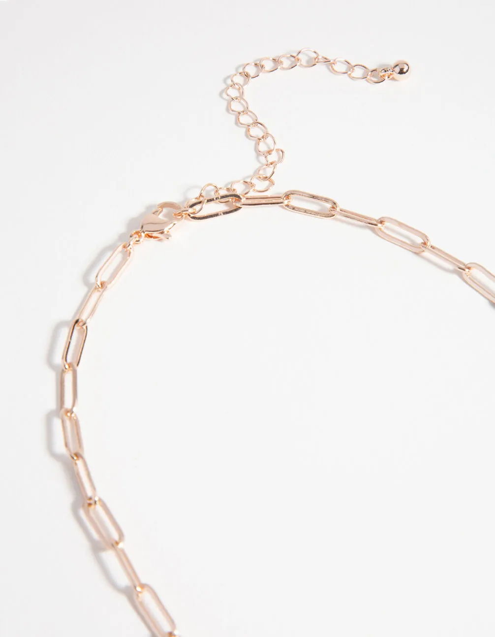 Rose Gold 4mm Link Chain Necklace