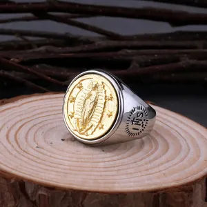 Santa Maria Religious Viking Ring