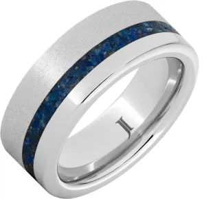 Serinium® Mens Ring with Lapis Lazuli Inlay