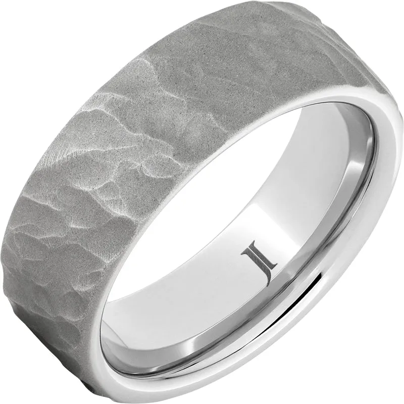 Serinium® Mens Thor Ring with Sandblast Finish