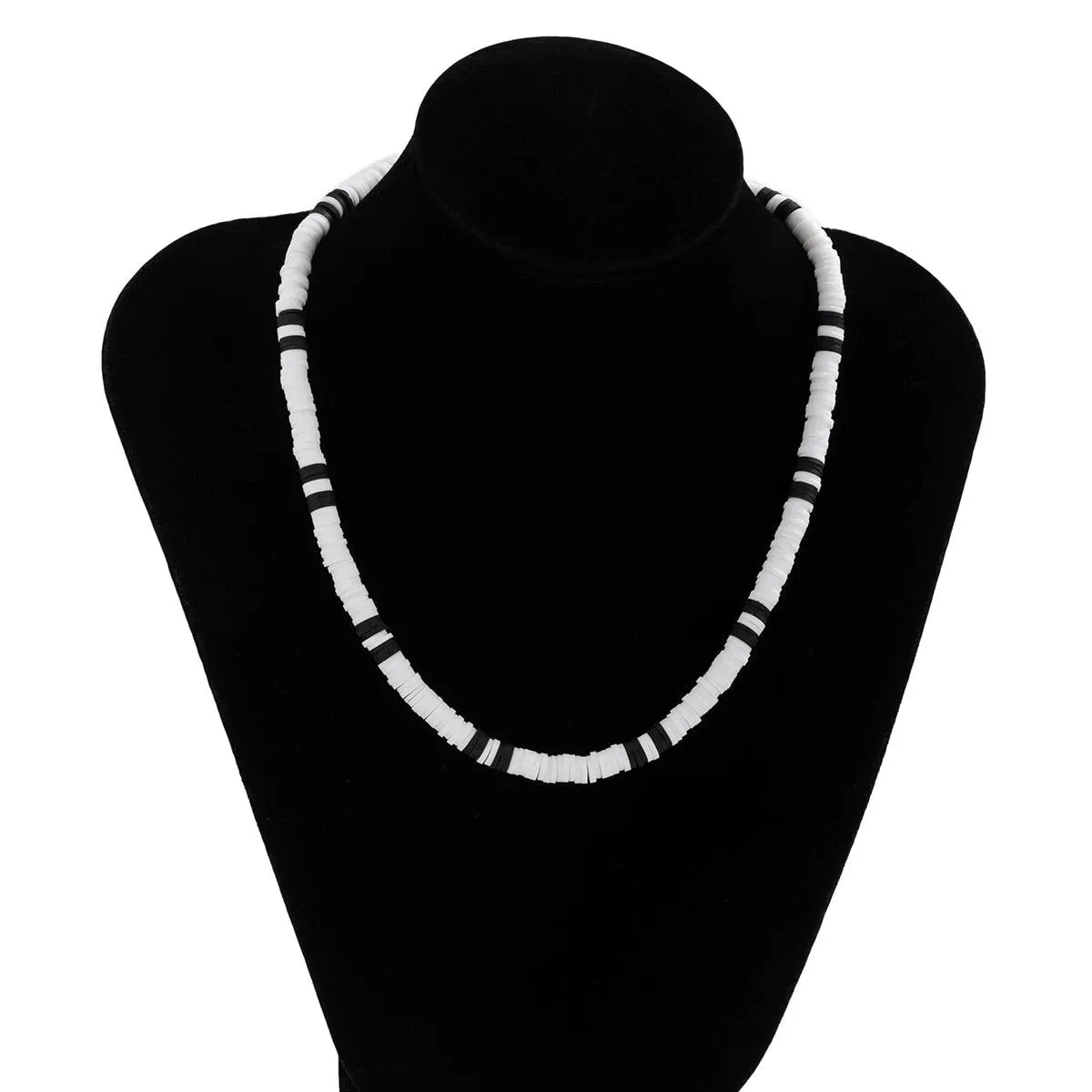 Soft Clay Beads Choker Necklaces for Women/Men