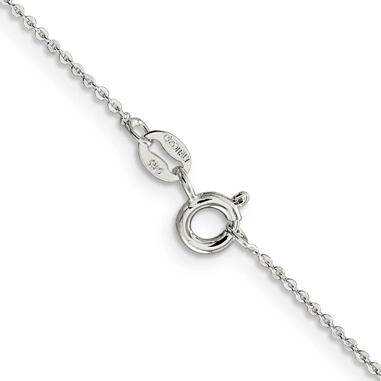 Sterling Silver 1.15-mm Flat Cable Chain