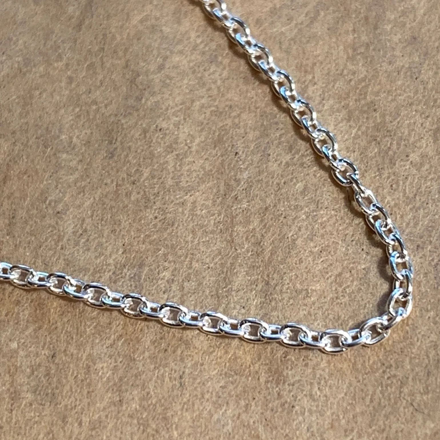 Sterling Silver Tiny Cable Chain