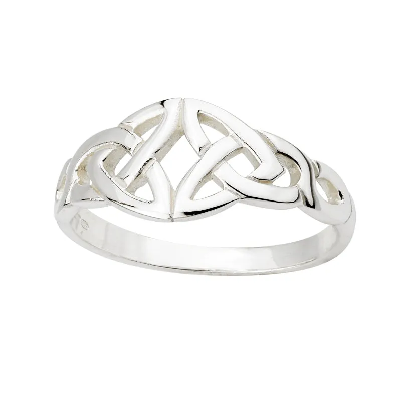 Sterling Silver Trinity Knot Ring