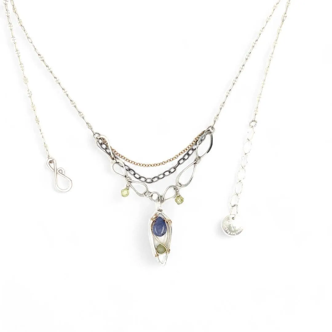 Tanzanite Sprinkle Necklace