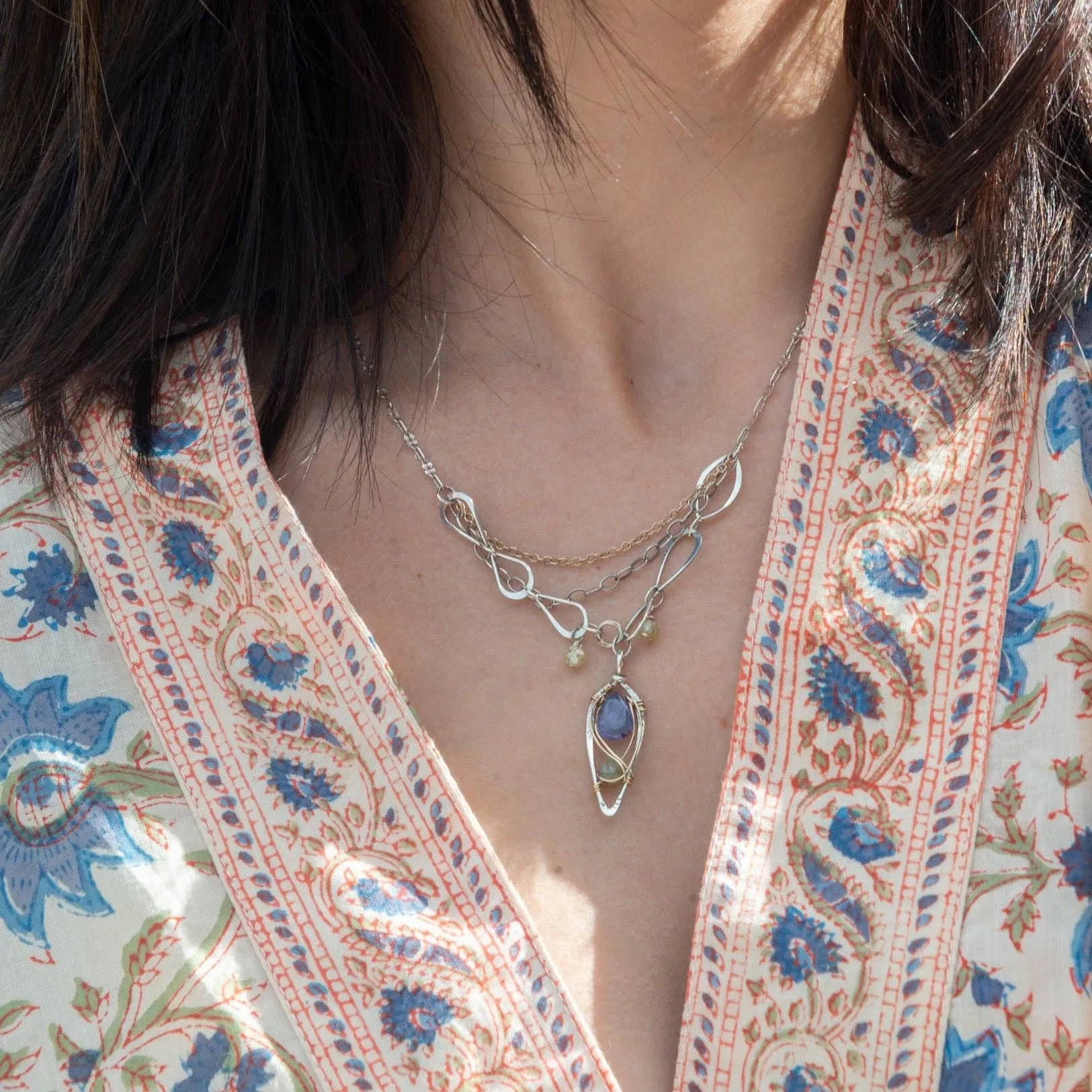 Tanzanite Sprinkle Necklace