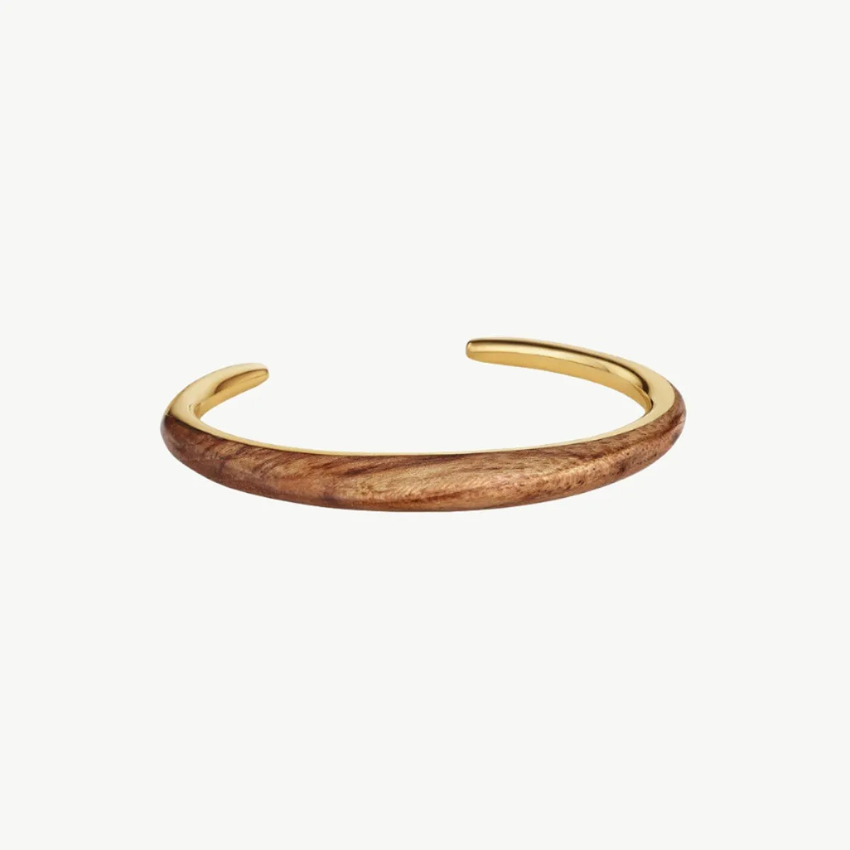 Teak Sabi Outline Cuff Bracelet