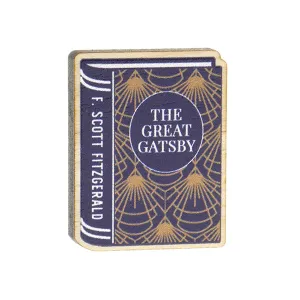 The Great Gatsby Wooden Brooch