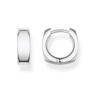 Thomas Sabo Hoop Earrings Minimalist Silver