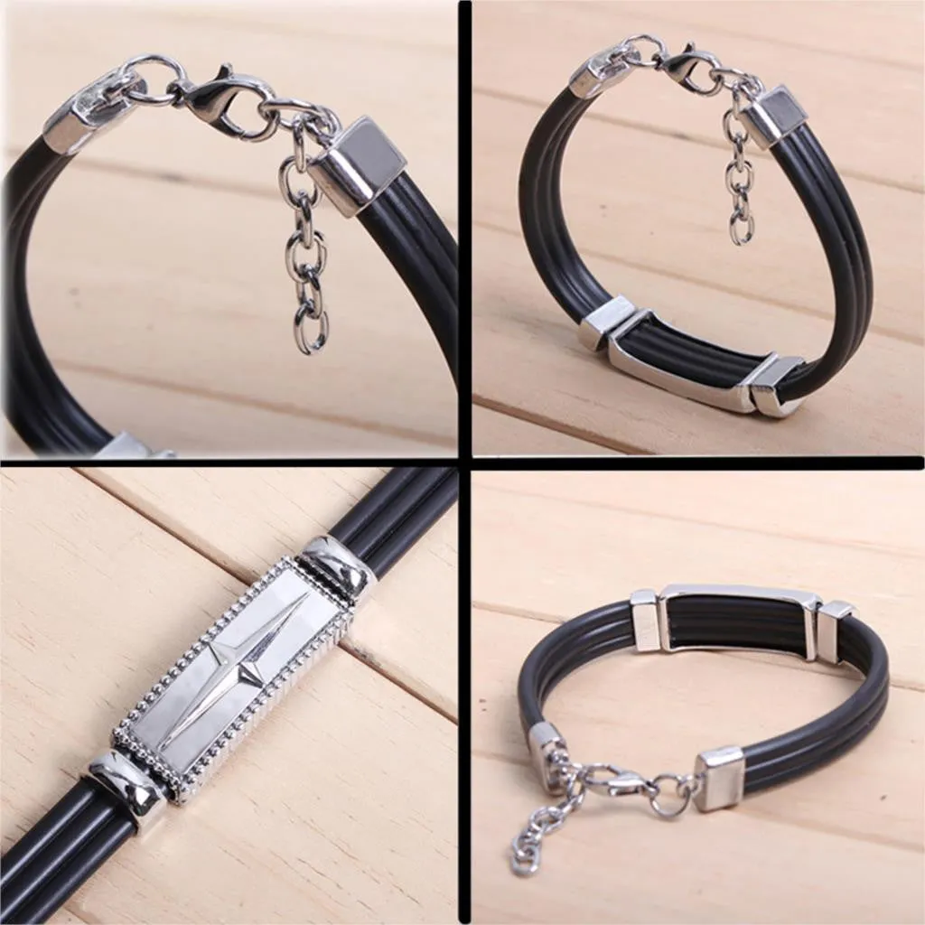 Trenty Summer Style Jewelry Titanium Steel Bracelet Shining Cross Bracelets & Bangles Men Jewelry