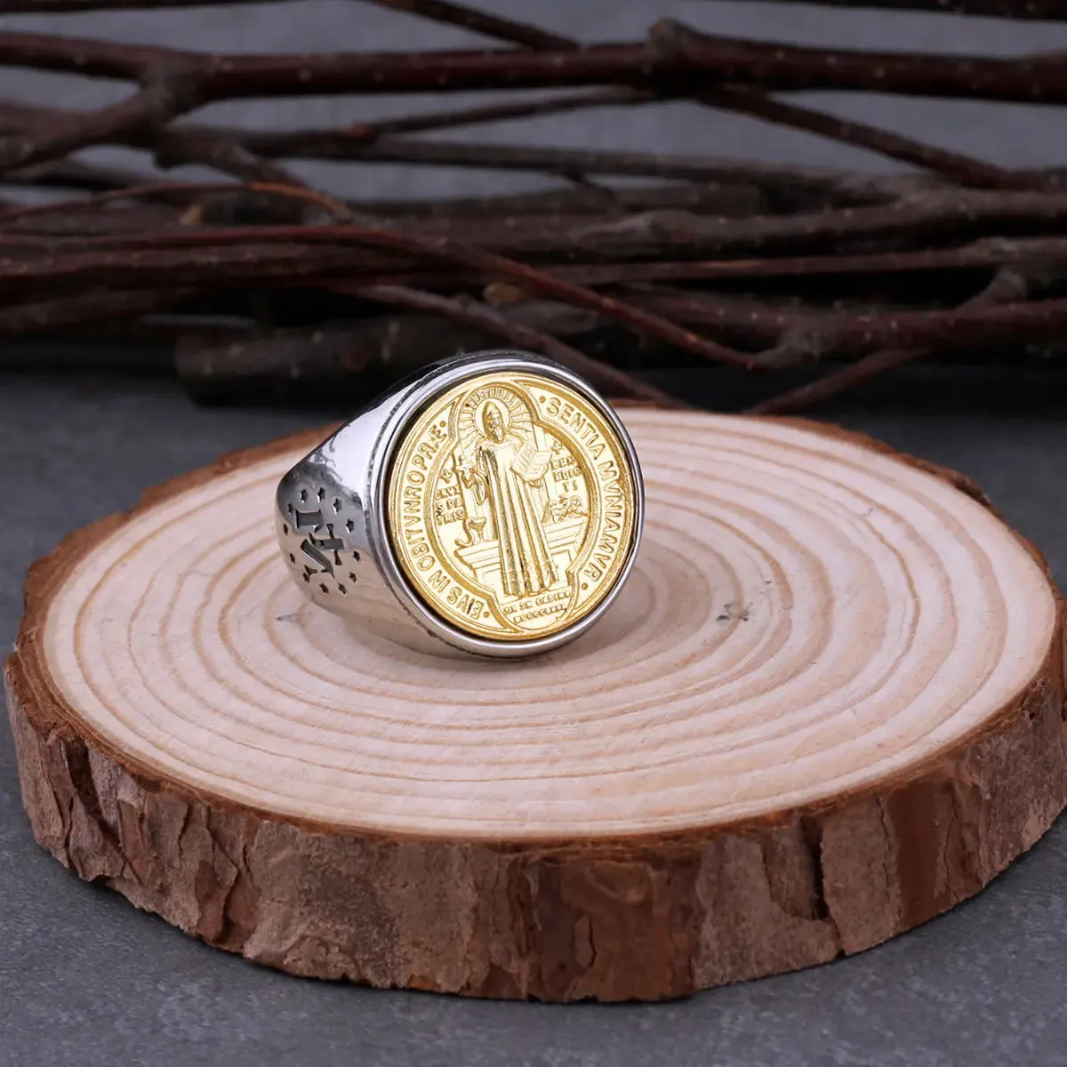 Viking Catholic St. Benedict Ring