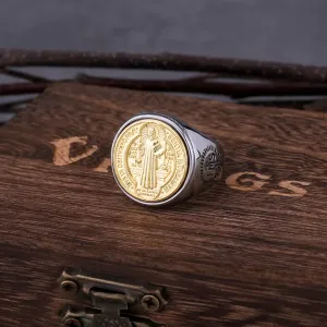 Viking Catholic St. Benedict Ring