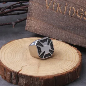 Viking Cross Shape Men's Ring